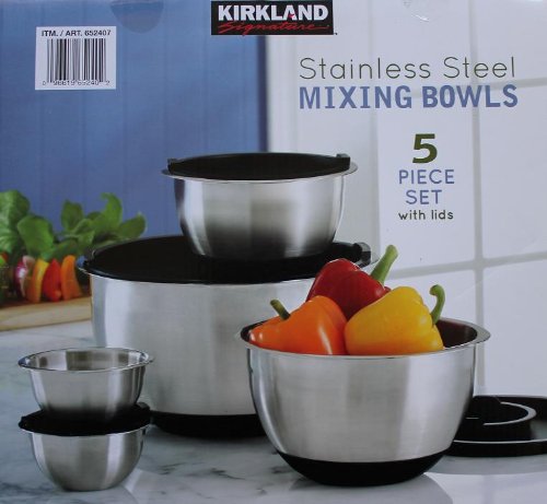 18 10 stainless steel mixing bowls