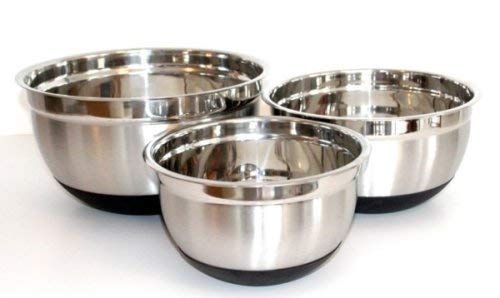 belwares stainless steel mixing bowls with grater