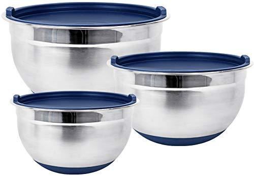 tovolo stainless steel mixing bowls with lids set of 3