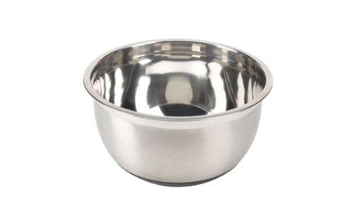 stainless steel mixing bowls with rubber base