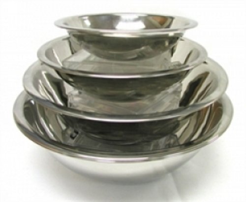 glass or stainless steel mixing bowls