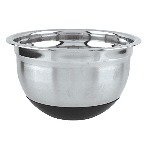 stainless steel mixing bowls with rubber base