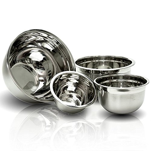 glass or stainless steel mixing bowls