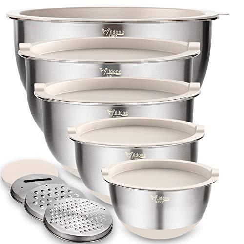 best stainless steel mixing bowls with lids