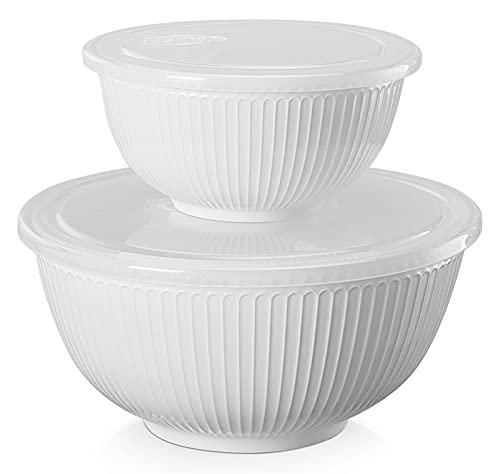 mixing bowls with lids