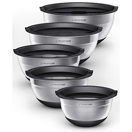 stainless steel mixing bowls with lids review
